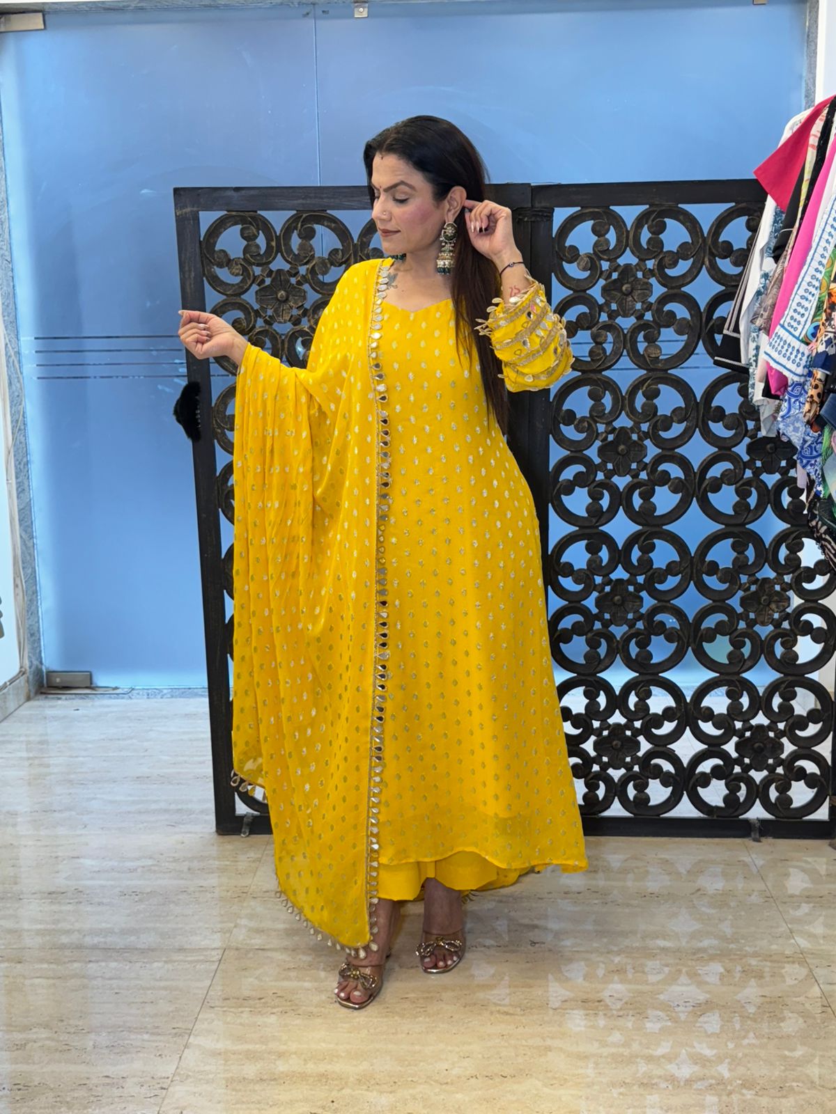 Sundariya Banarsi viscose suit